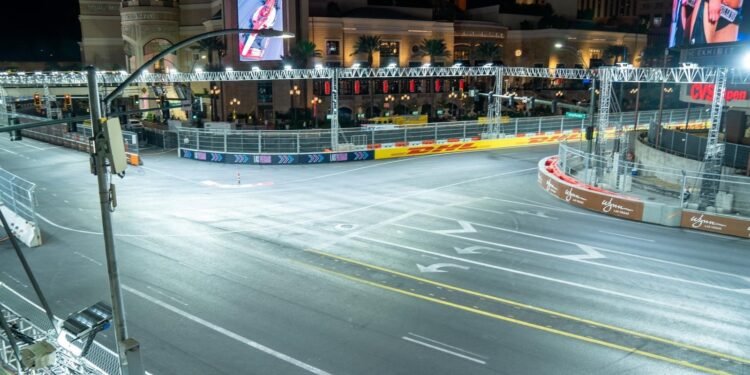 Las Vegas F1 Road Map|Las Vegas F1 Road Map