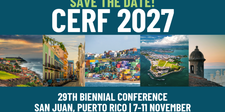 Coastal & Estuarine Research Federation – CERF Biennial Conference Nov 7–11 2027