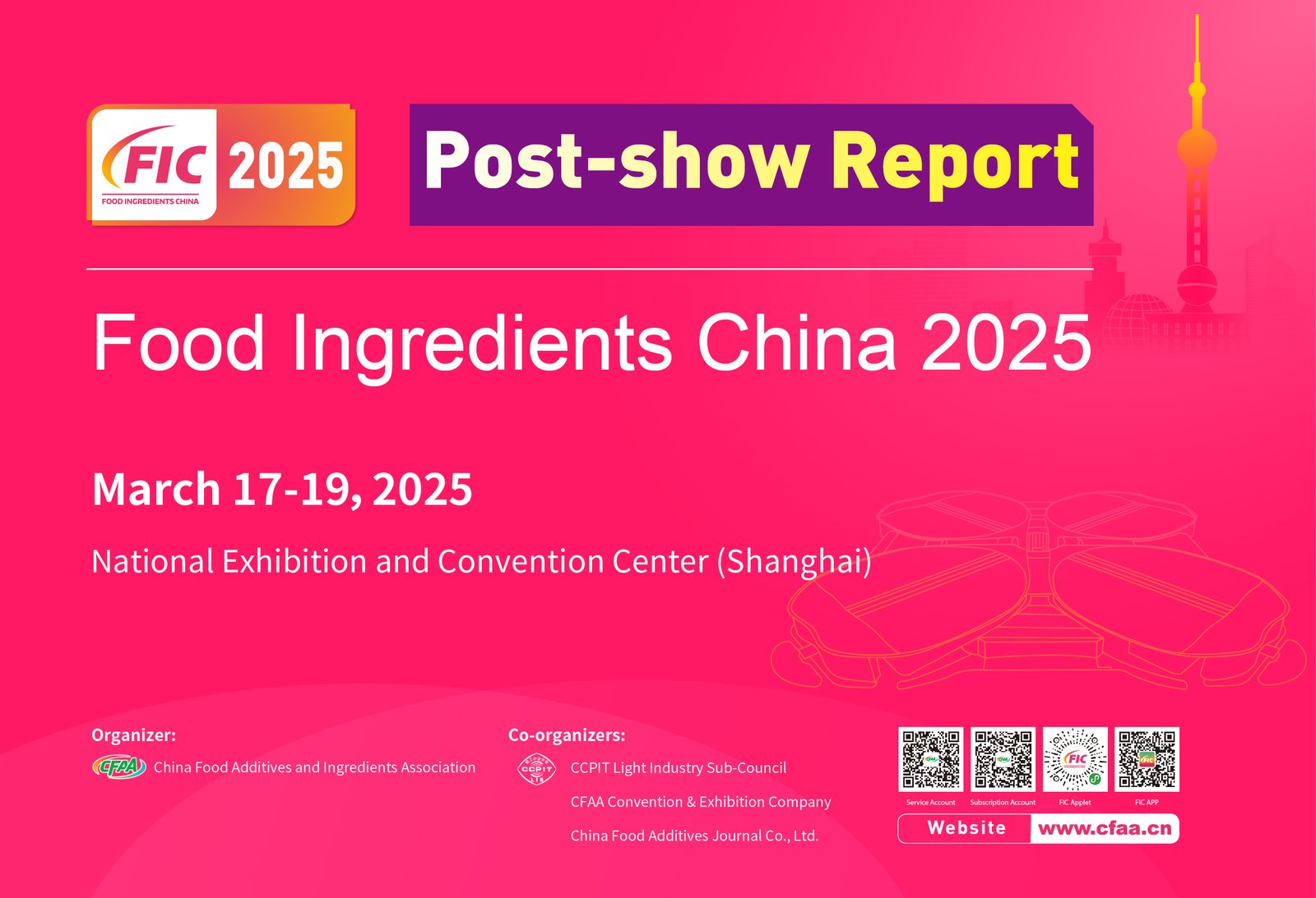 Food Ingredients China – FIC Mar 17–19 2026