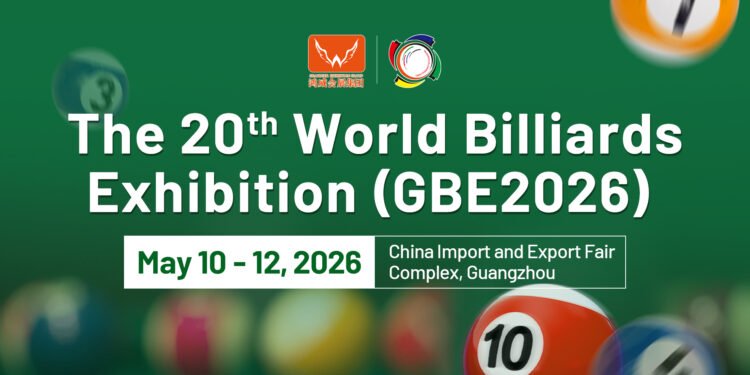 Guangzhou International Billiards Exhibition – GBE May 10–12 2026