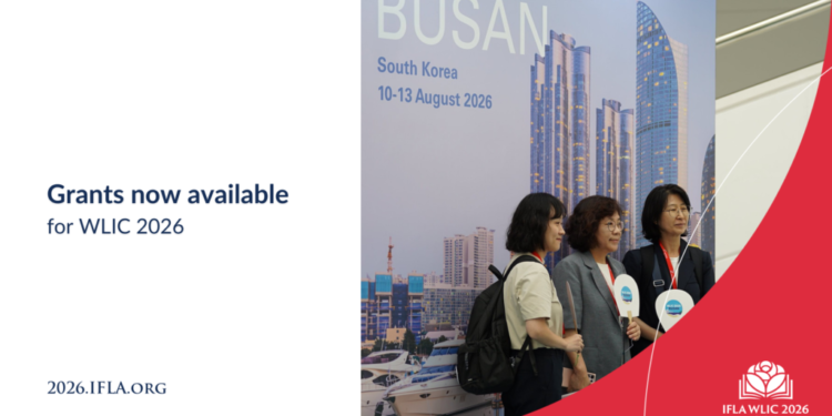 IFLA – World Library & Information Congress – Aug 10–13 2026