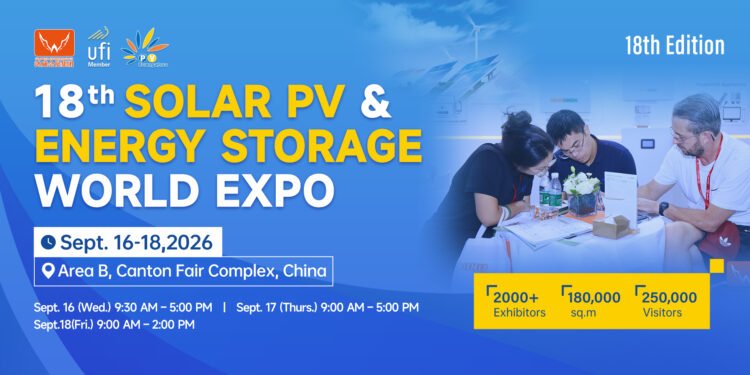 Solar PV World Expo Sep 16–18 2026
