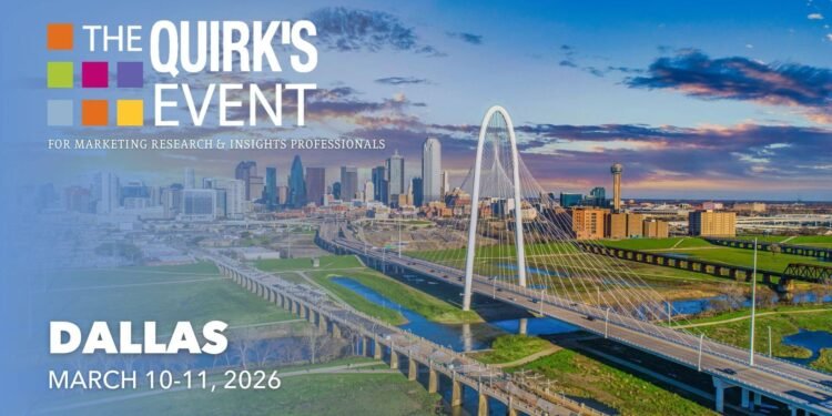 The Quirk’s Event Jul 29–30 2026